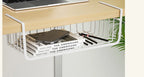 Iron Under Cabinet Hanging Baskets – Heavy Duty Storage for Kitchen Pantry