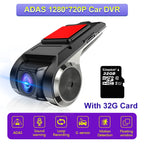 ADAS USB Dash Cam – Full HD Car DVR Camera for Android Navigation Head Units
