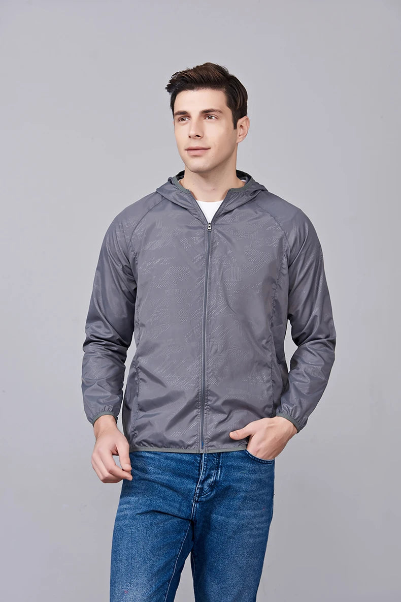 Waterproof Hiking Jacket – Unisex Quick Dry Windbreaker for Outdoor Trekking