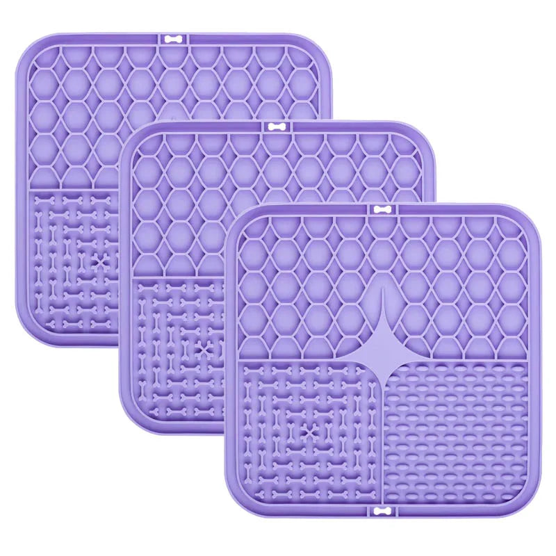 Slow Feeder Licking Mat – Anti-Choking Textured Pad for Dog and Cat Anxiety