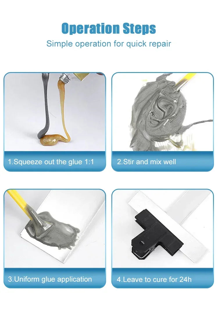 AB Industrial Metal Repair Glue – Waterproof Adhesive for Welding and Sealing
