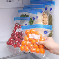 Reusable Vacuum Storage Bags – Airtight Food Sealers for Kitchen Organization