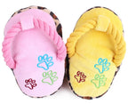 Plush Slipper Dog Toy – Durable Squeaky Rope Teether for Pet Boredom Relief