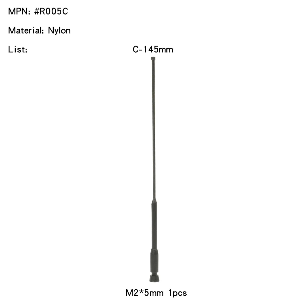 Simulation Antenna Decoration for 1/8 to 1/18 Scale RC Crawlers