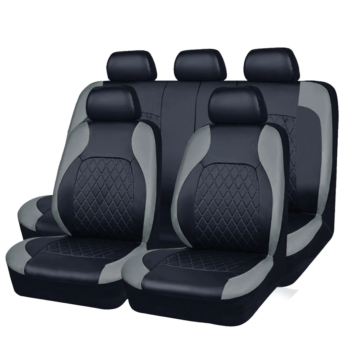 Waterproof PU Leather Car Seat Cover – All Season Full Coverage for SUV Sedan