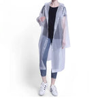 Heavy Duty Waterproof Raincoat – Thickened Hooded Poncho for Outdoor Travel