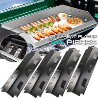 Stainless Steel Heat Shield – BBQ Flame Tamer for Gas Grill Repair
