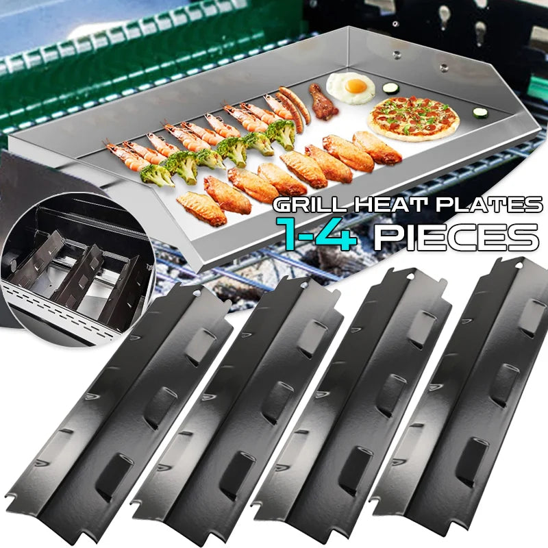 Stainless Steel Heat Shield – BBQ Flame Tamer for Gas Grill Repair