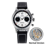 Sugess 1963 Mechanical Chronograph Watch – Sapphire Pilot Style for Men
