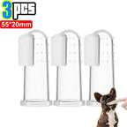 Silicone Finger Toothbrush – Soft Pet Dental Tool for Cat and Dog Teeth Care