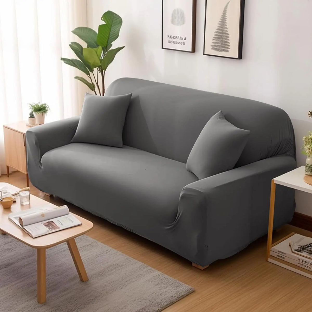 Thickened Elastic Sofa Slipcovers – Sectional Corner Couch Protection for Living Room