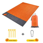 Waterproof Sandproof Beach Blanket – 200x140cm Mat for Outdoor Picnic Travel