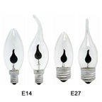 LED Flame Effect Candle Bulb – Vintage Edison Fire Lamp for Home Decor