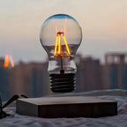 Magnetic Levitation LED Lamp – Floating Glass Bulb for Desk Decoration