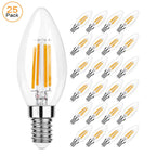 Dimmable Candelabra LED Bulbs – Warm White Lighting for Chandeliers