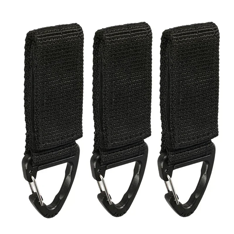 Nylon Tactical Glove Hook – Durable Carabiner Clip for Outdoor Camping