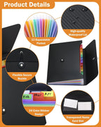 Accordion File Organizer – 13 Pockets for Office and Classroom Use
