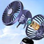 Portable Mini Handheld Fan – Rechargeable LED USB Cooler for Desk and Travel