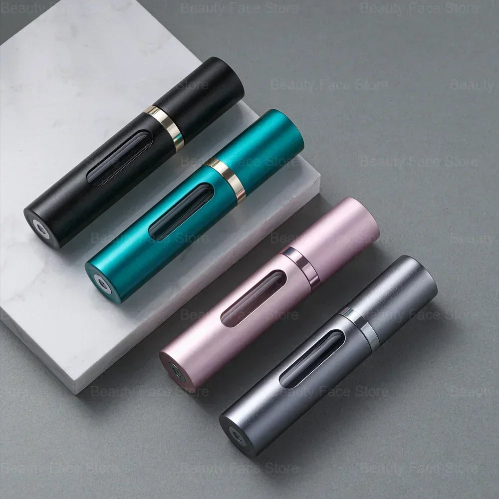 Glass Perfume Atomizer – Refillable Travel Spray Bottle for Cosmetics