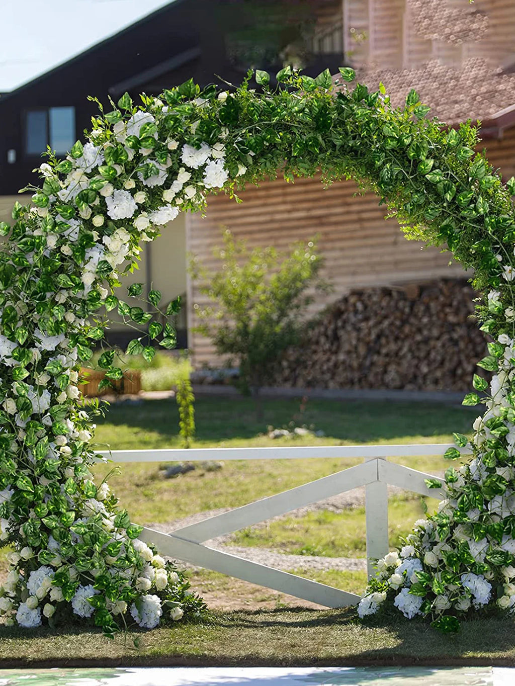 Artificial Green Dill Leaf Vine – 2m Hanging Garland for Wedding Decor