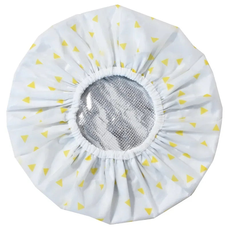 Self-Heating Thermal Hair Mask Cap – Insulated Foil Hat for Deep Conditioning