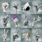 Articulated Wooden Hand Model – Posable Sketching Figurine for Artists