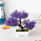 Artificial Potted Bonsai Tree – Zen Miniature Plant for Home Desk Decor