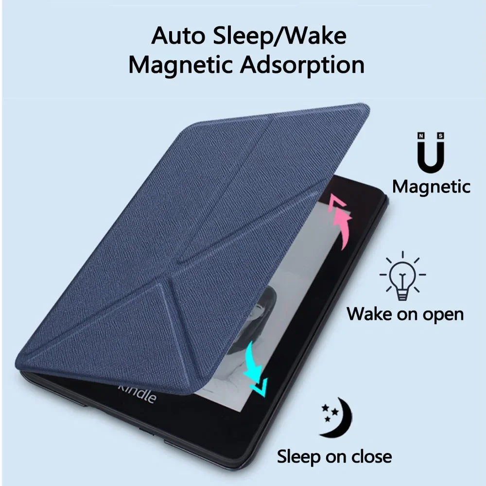 Foldable Stand Case – Protective Pouch Cover for 6 to 7 Inch Kindle E-Reader