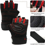 Shockproof Weight Lifting Gloves – Wrist Support for Gym Fitness Training