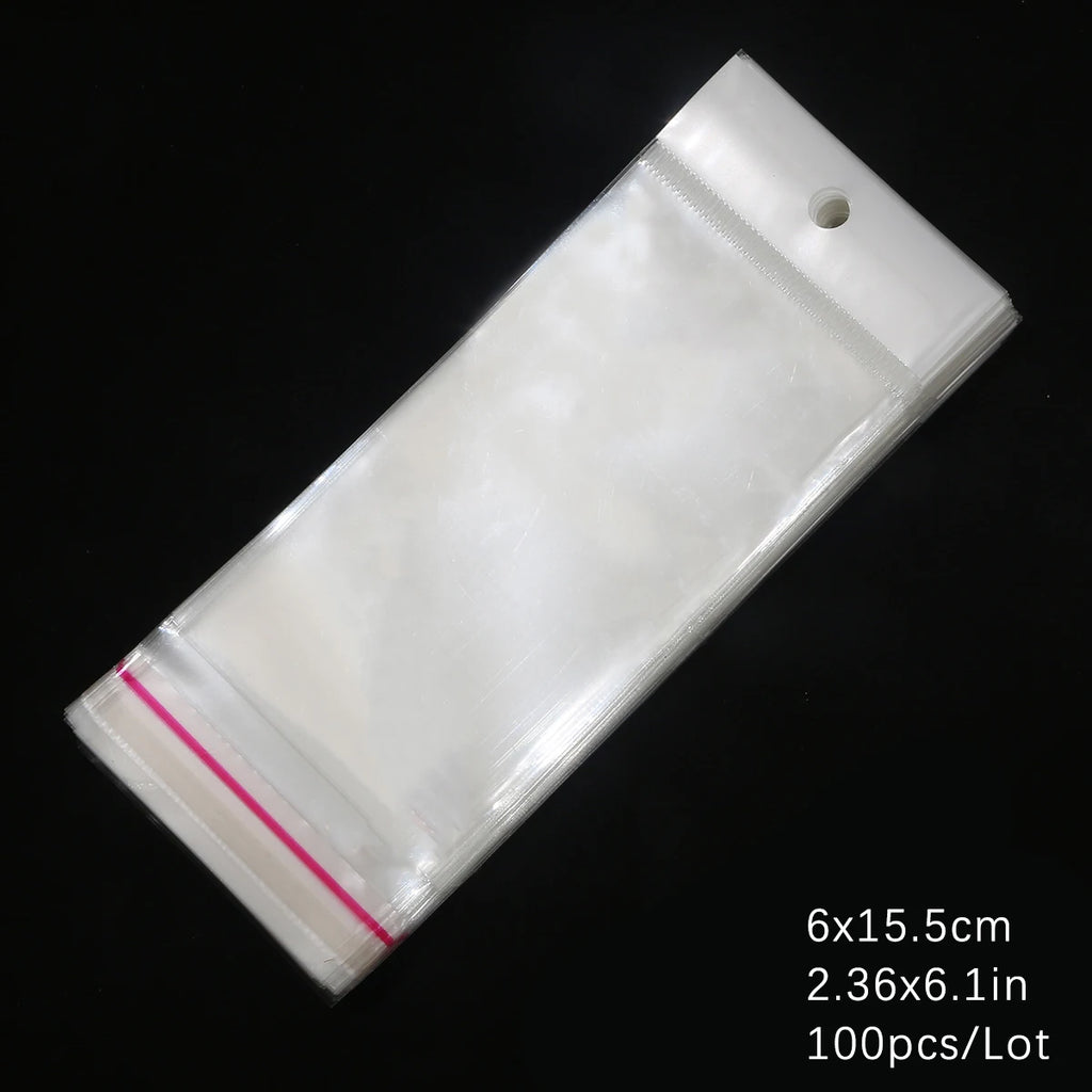 Self-Sealing Cellophane Bags – Transparent Adhesive Packaging for Gifts and Treats