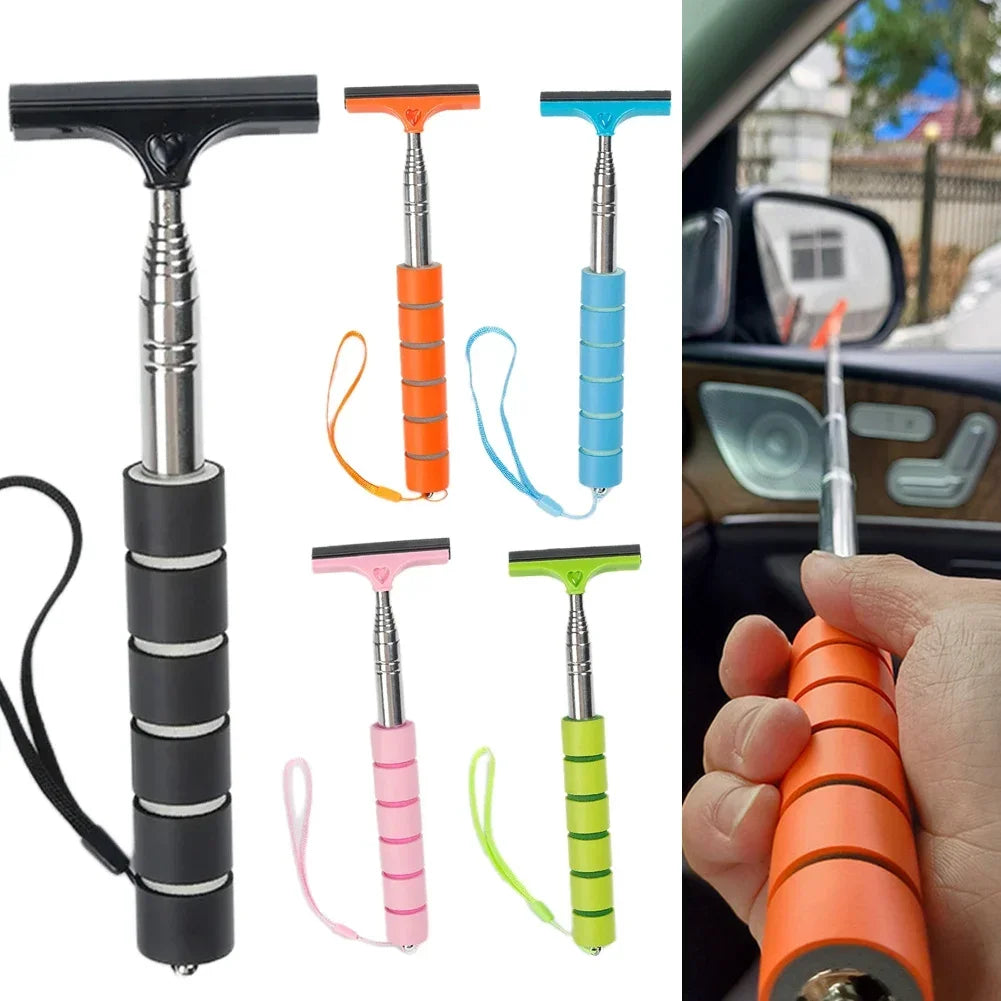 Telescopic Car Mirror Squeegee – Extendable Glass Wiper for Rain Removal