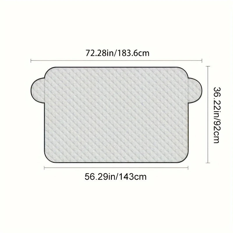 Universal Windshield Snow Cover – Waterproof Frost Protection for Winter Outdoors