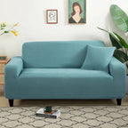 Jacquard Stretch Sofa Cover – Elastic Slipcover for L Shape and Standard Couches