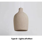 Wabi Sabi LED Chandelier – Modern Minimalist Pendant Light for Dining Room