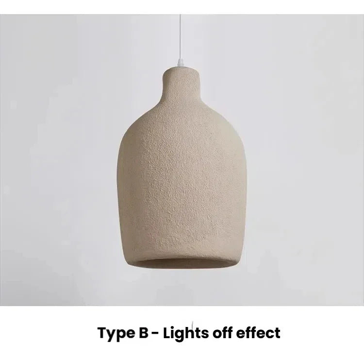 Wabi Sabi LED Chandelier – Modern Minimalist Pendant Light for Dining Room