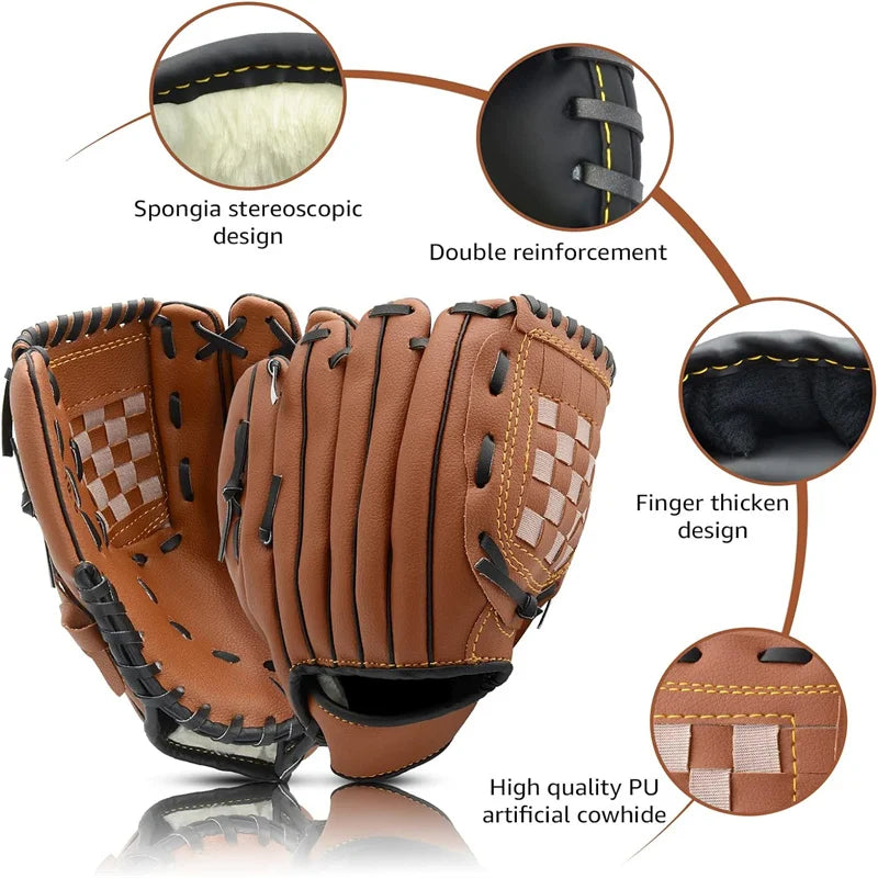 Professional Baseball Glove – Multi-Size Left Hand for Outdoor Training