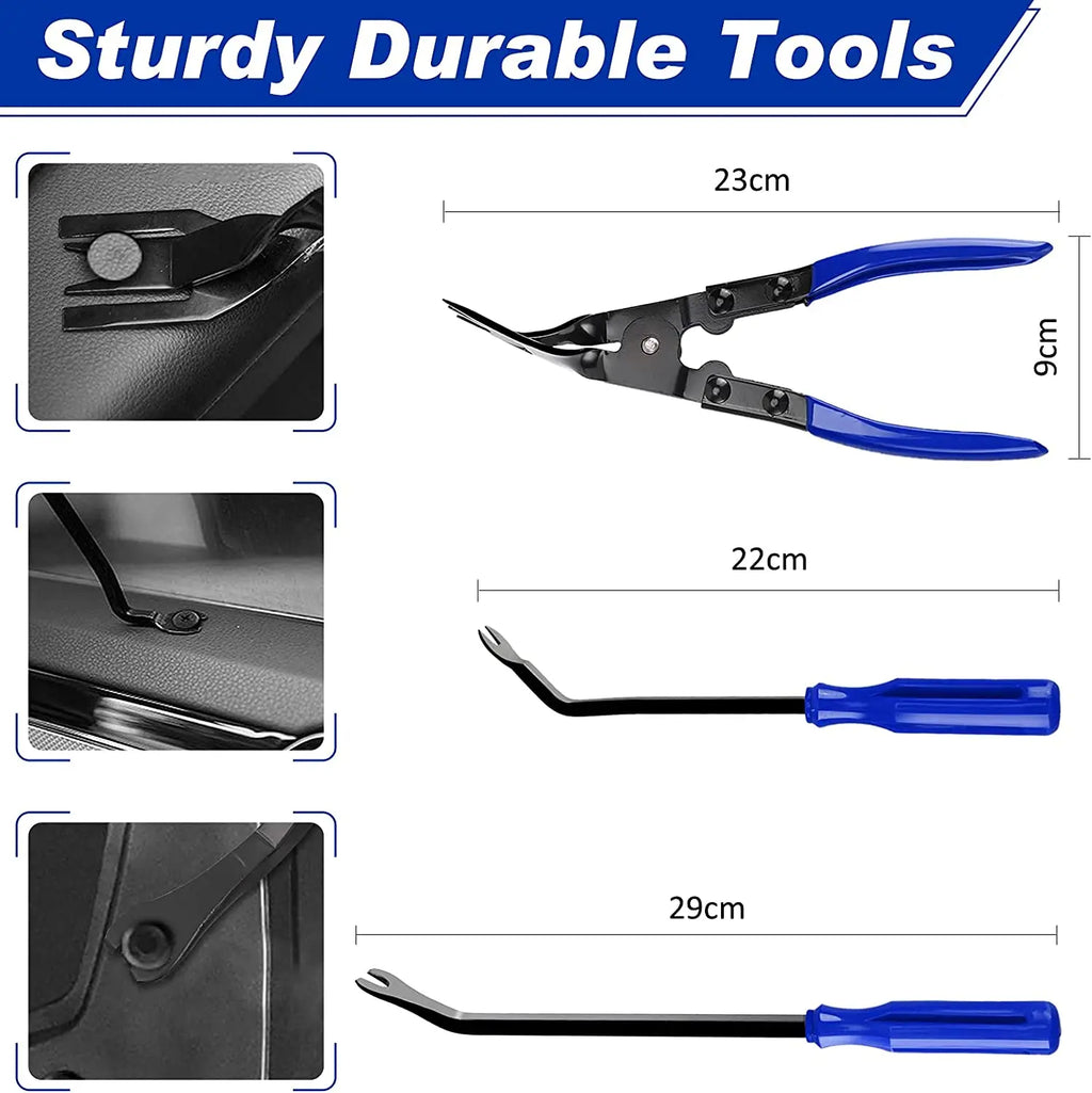 Plastic Trim Removal Tool Kit – Interior Panel Clips Puller for Car Repair