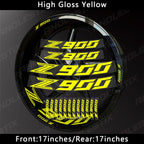 Reflective Motorcycle Rim Stripes – Wheel Hub Decals for Kawasaki Z900