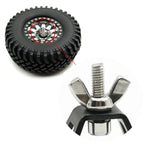 Metal Spare Wheel Tire Rack Holder for 1/10 RC Crawler Car Upgrades