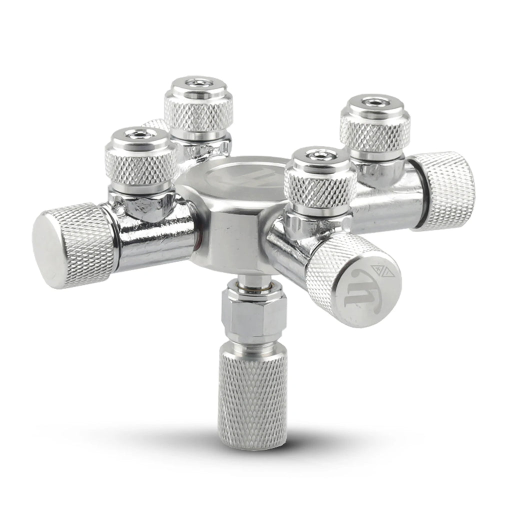 CO2 Splitter Regulator – 2-Way Needle Valve for Aquarium Tank Systems
