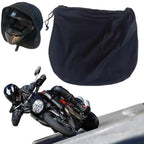 Plush Motorcycle Helmet Bag – Soft Drawstring Protective Carrier for Cycling