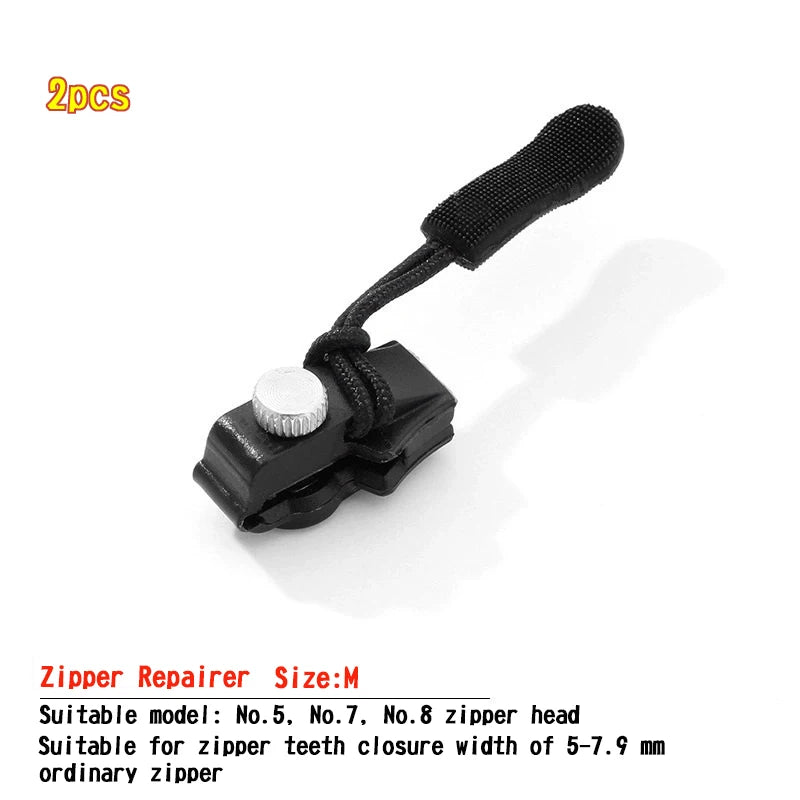Universal Zipper Repair Kit – Sliding Replacement Pulls for Clothing and Bags