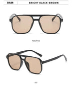 Vintage Square Mirror Sunglasses – Retro Fashion Eyewear for Women