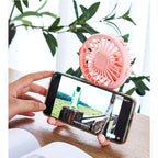 Flexible Tripod Stroller Fan – Rechargeable Personal Cooler for Travel