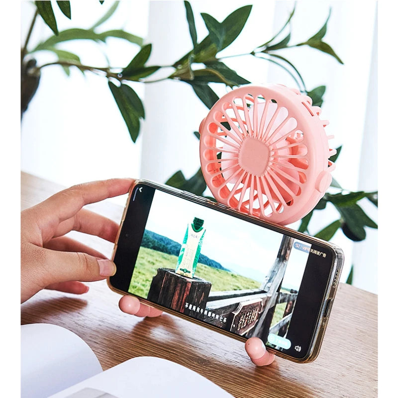 Flexible Tripod Stroller Fan – Rechargeable Personal Cooler for Travel