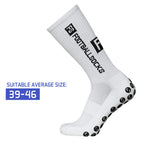 Anti-Slip Athletic Sports Socks – Stretchy Grip Crew for Football Soccer