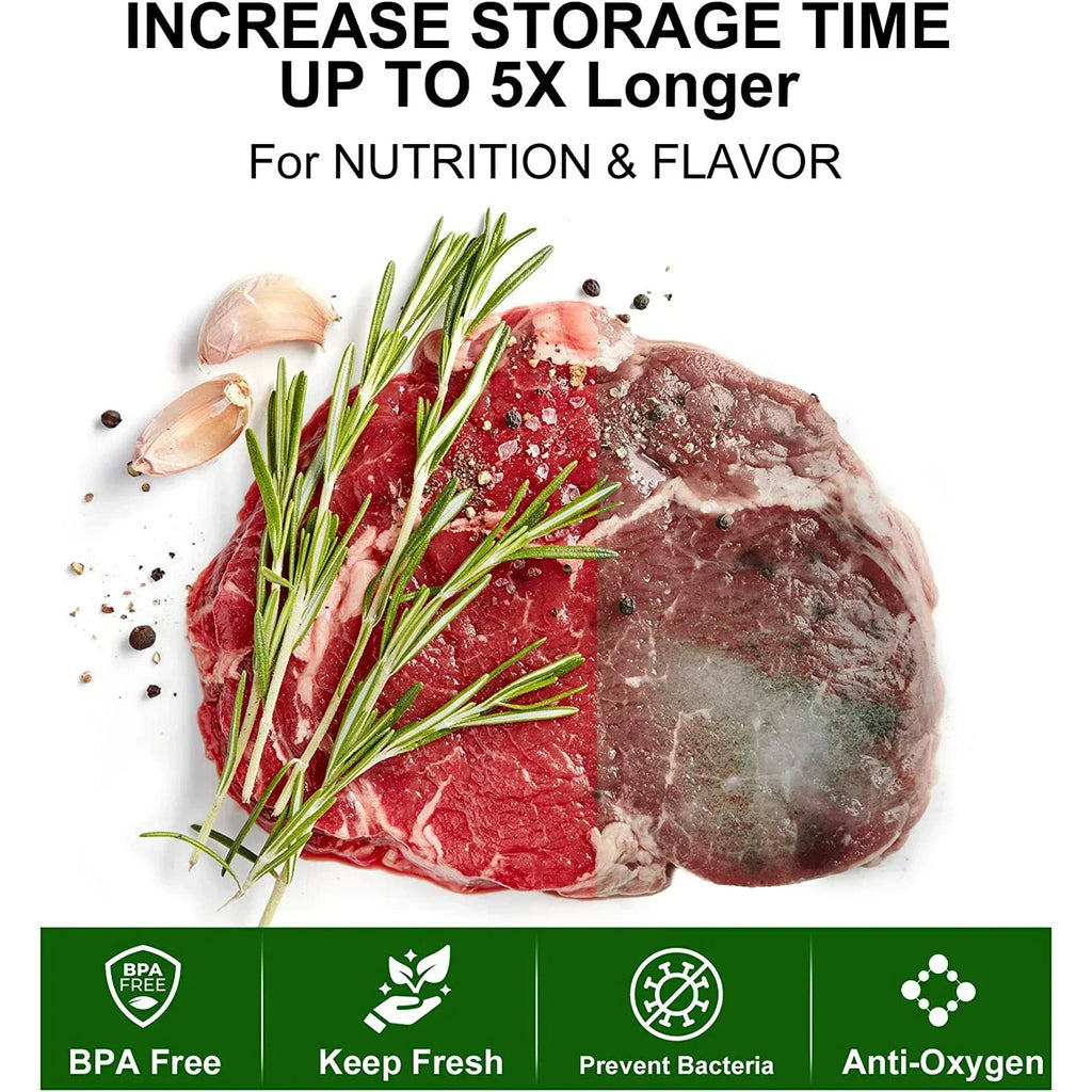 Vacuum Sealer Bags – BPA-Free Food Storage for Sous Vide and Kitchen Preservation