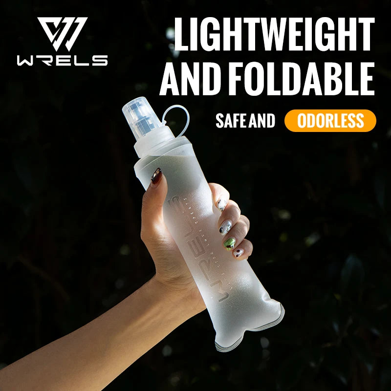 Collapsible TPU Soft Flask – BPA-Free Folding Water Bottle for Hiking and Running