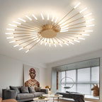 Modern Fireworks LED Ceiling Lamp – Decorative Chandelier for Living Room