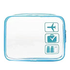 Transparent PVC Travel Toiletry Bag – Waterproof Cosmetic Organizer for Packing